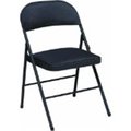 Cosco Cosco 14-995-TMS4 Metal Folding Chair - Black; Pack Of 4 125945